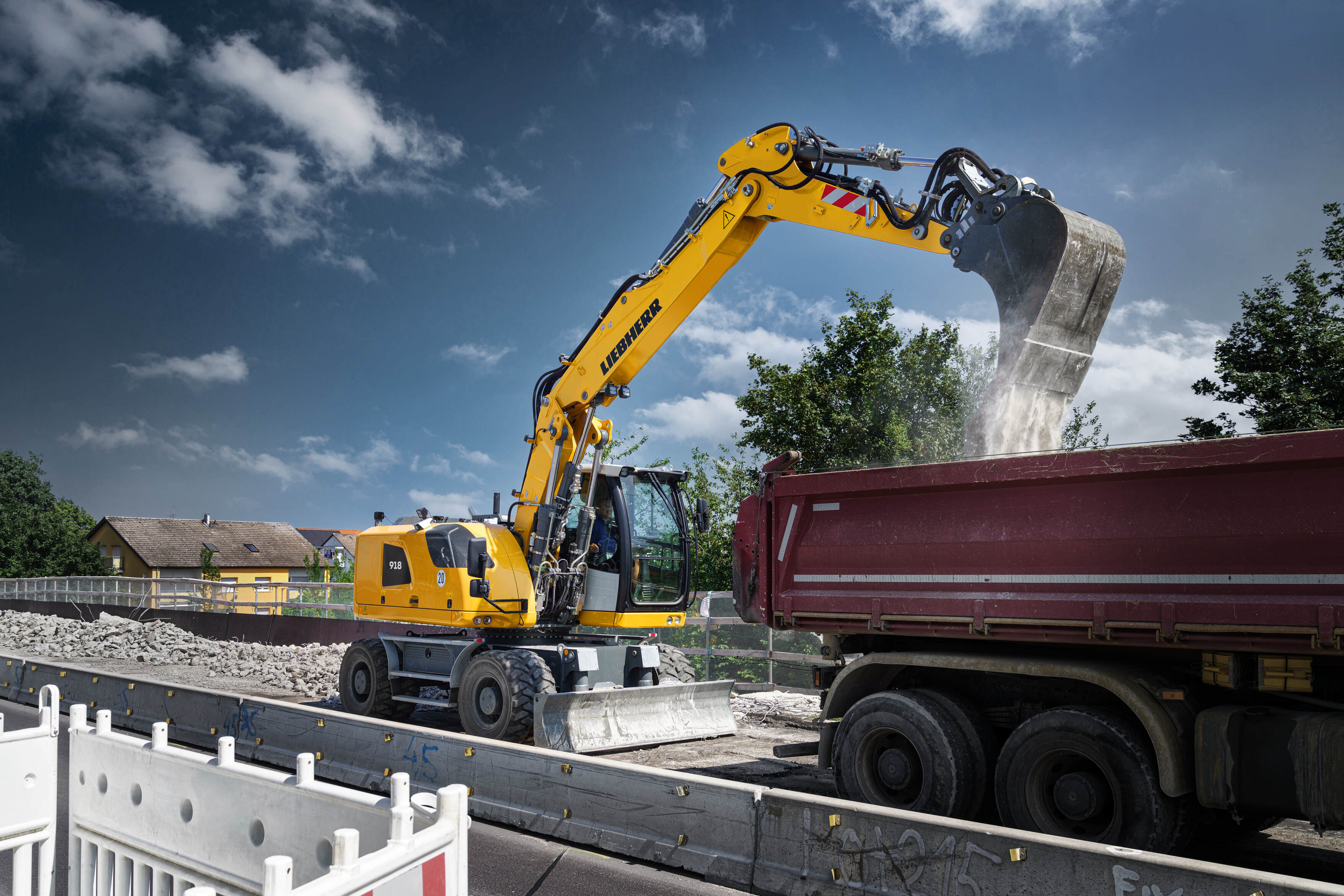 Wheeled excavators